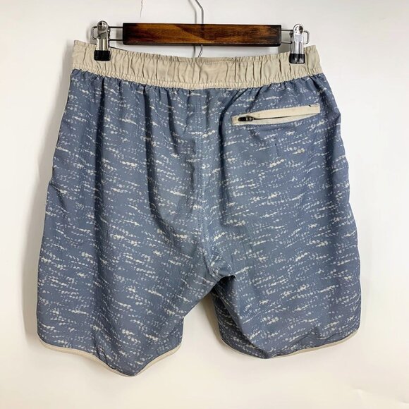 Vuori Men's Banks 6 Inch Elastic Waist Drawstring Print‎ Shorts Size S - Picture 2 of 10